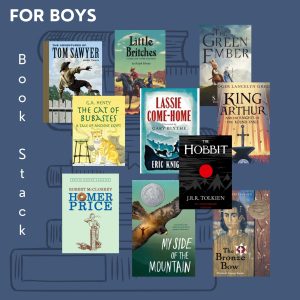 Book Stack for Boys