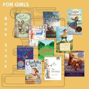 Book Stack for Girls
