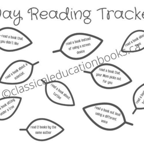 May Reading Tracker – Free Digital Download