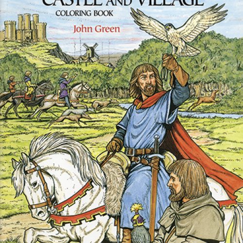 Life in a Medieval Castle Coloring Book