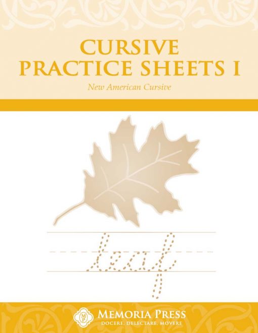 Cursive Practice Sheets One