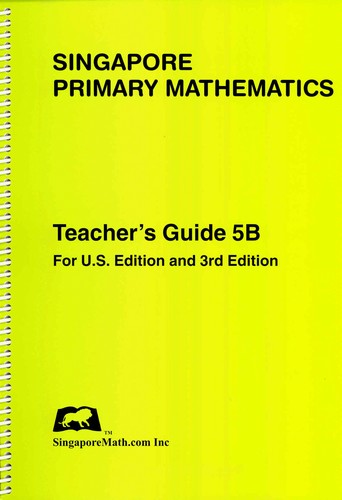 Singapore Primary Math Teacher's Guide 5B - U.S. Edition