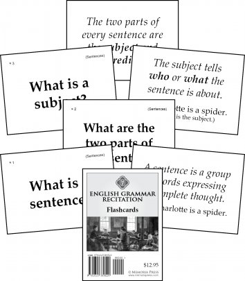 English Grammar Recitation - Flashcards