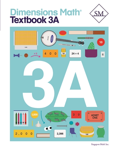 Singapore Dimensions Math: Level 3A - Textbook