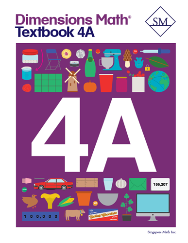 Singapore Dimensions Math: Level 4A - Textbook