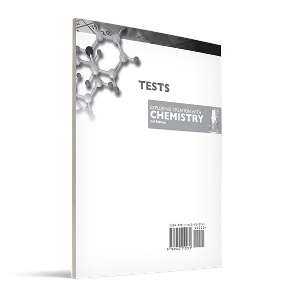 Exploring Creation with Chemistry, 3rd Ed. Test Pages