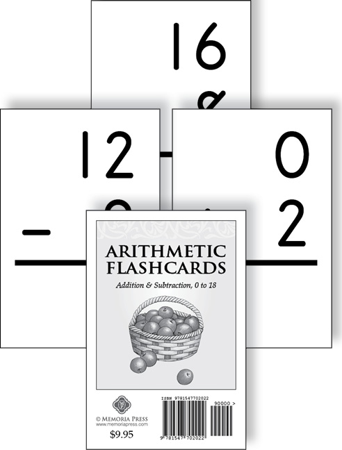 Arithmetic Flashcards - Addition and Subtraction (0-18)