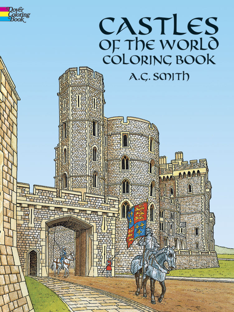 Castles Around the World Coloring Book
