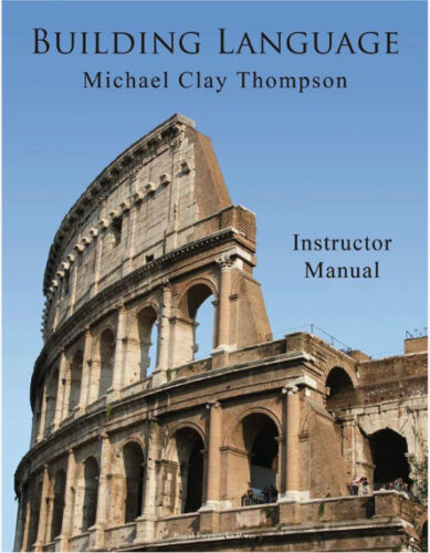 Building Language - Instructor Manual (Third Edition)