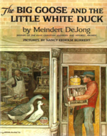 The Big Goose and the Little White Duck