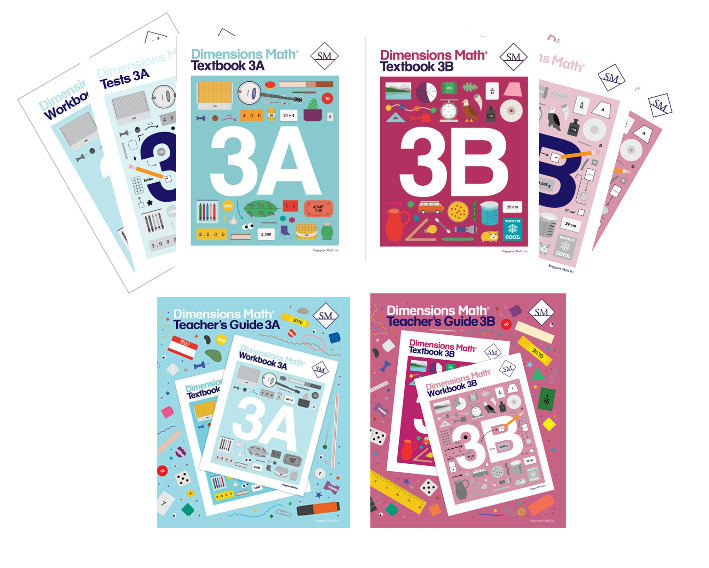 Singapore Dimensions Math: Level 3 A&B - Set
