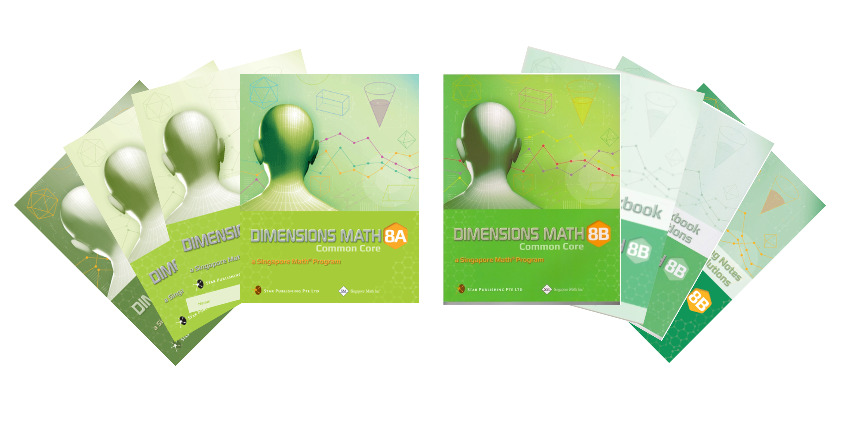 Singapore Dimensions Math; Level 8 A&B - Set