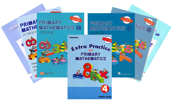 Singapore Primary Mathematics: Level 4A&B - Set with Home Instructor's Guides (US Edition)