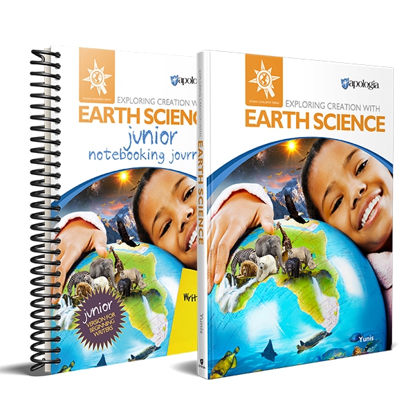 Exploring Creation with Earth Science - Textbook with Junior Notebooking Journal Set