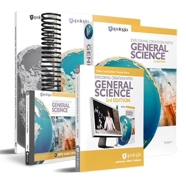 Exploring Creation with General Science, 3rd Edition - Textbook, Student Notebook, Solutions and Tests Manual, and Video Thumbdrive