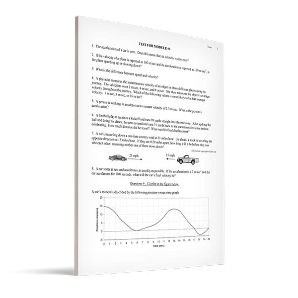 Exploring Creation with Physics, 2nd Edition - Additional Test Pages