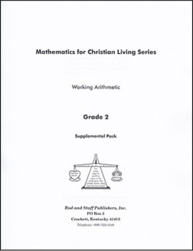 Working Arithmetic 2: Supplemental Pack
