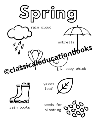 Spring Colouring - Free Digital Download