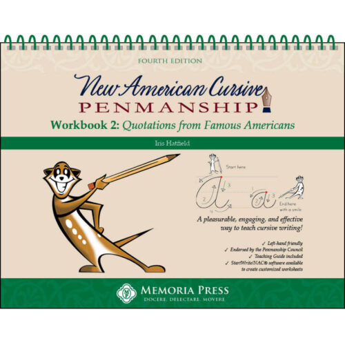New American Cursive 2: Quotations from Famous Americans (Fourth Edition)