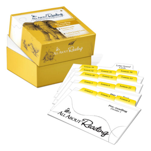All About Reading - Pre-Reading Review Box (with Divider Cards)