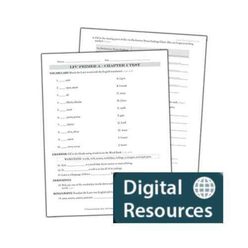 Latin for Children: Primer A - Test Packet (1-3 Students, PDF)