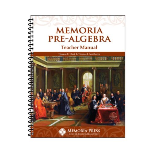 Memoria Pre-Algebra - Teacher Manual