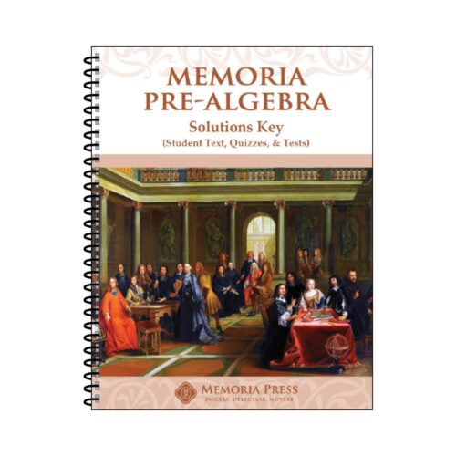 Memoria Pre-Algebra - Solutions Key