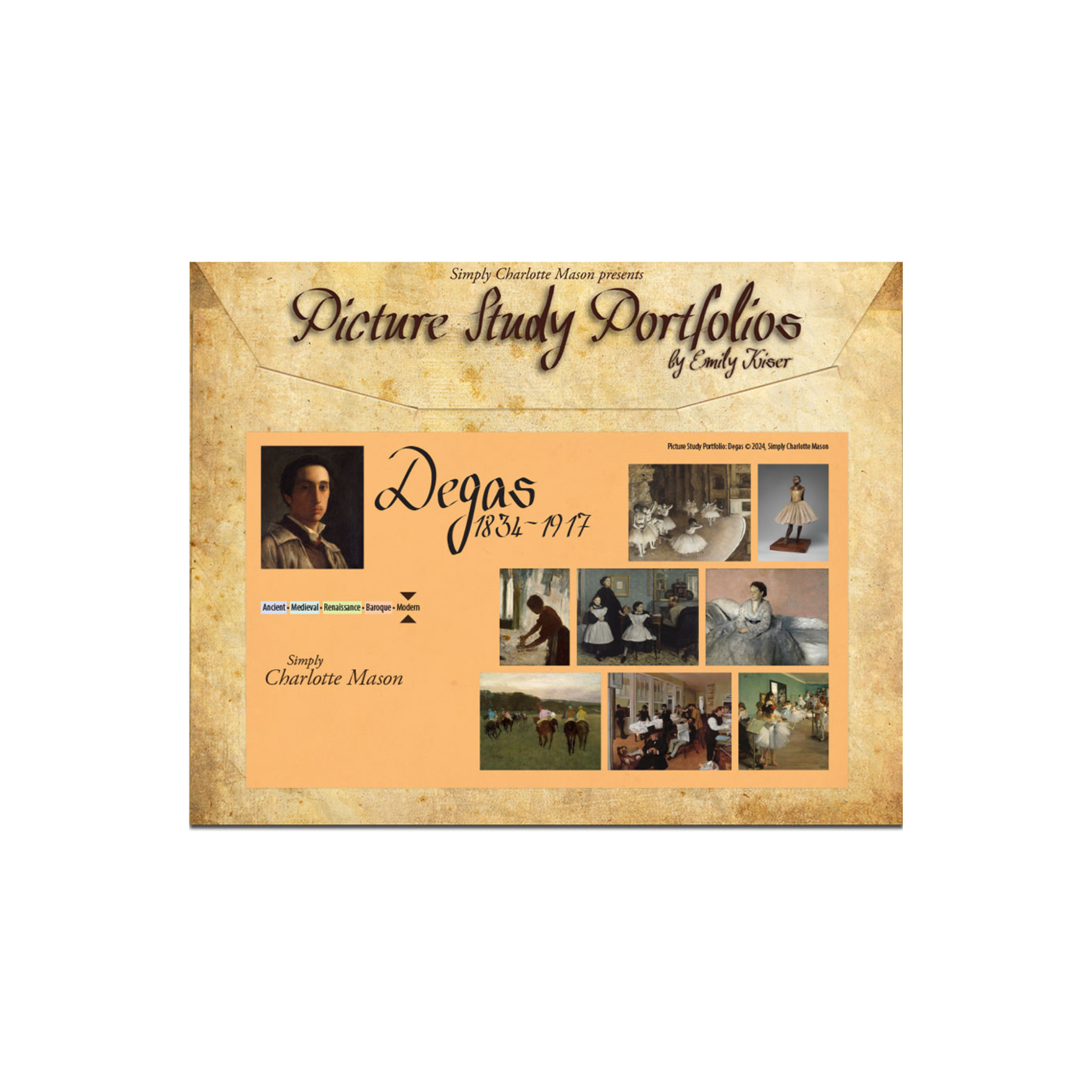 Picture Study Portfolios: Degas