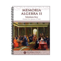 (PRE-ORDER) Memoria Algebra II - Solutions Key